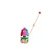 Houten Loopstok Bloem Houten Loopstok Bloem