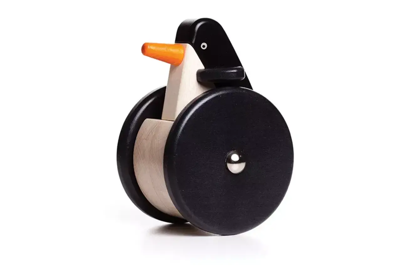 Houten Wiebelende Pinguïn Houten Wiebelende Pinguïn