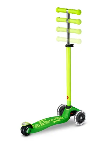 MicroStep Maxi Deluxe LED Groen Geel NEON MicroStep Maxi Deluxe LED Groen Geel NEON