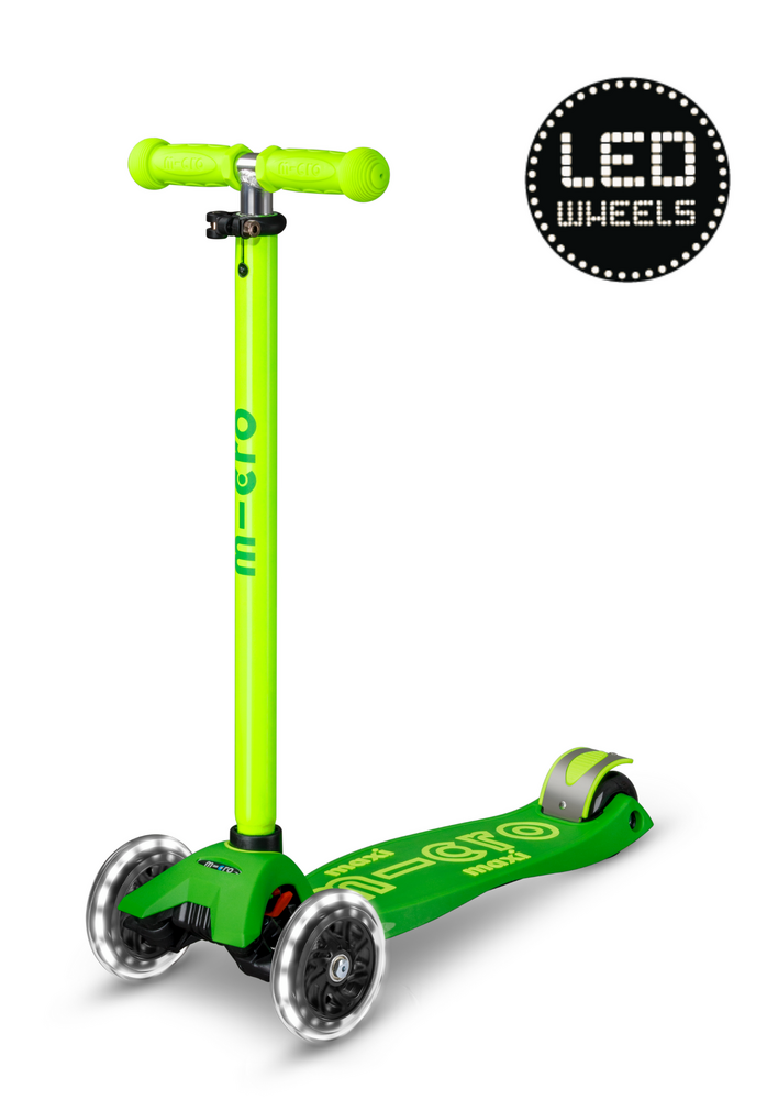 MicroStep Maxi Deluxe LED Groen Geel NEON MicroStep Maxi Deluxe LED Groen Geel NEON