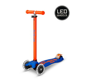 MicroStep Maxi Deluxe LED Blauw Oranje NEON MicroStep Maxi Deluxe LED Blauw Oranje NEON
