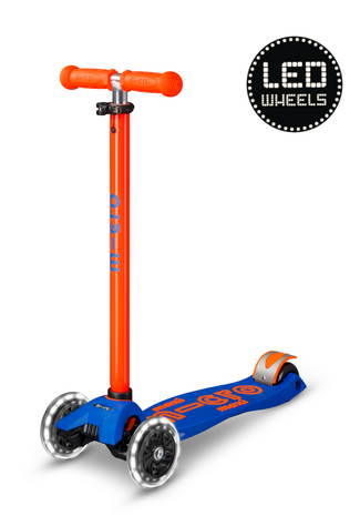MicroStep Maxi Deluxe LED Blauw Oranje NEON MicroStep Maxi Deluxe LED Blauw Oranje NEON