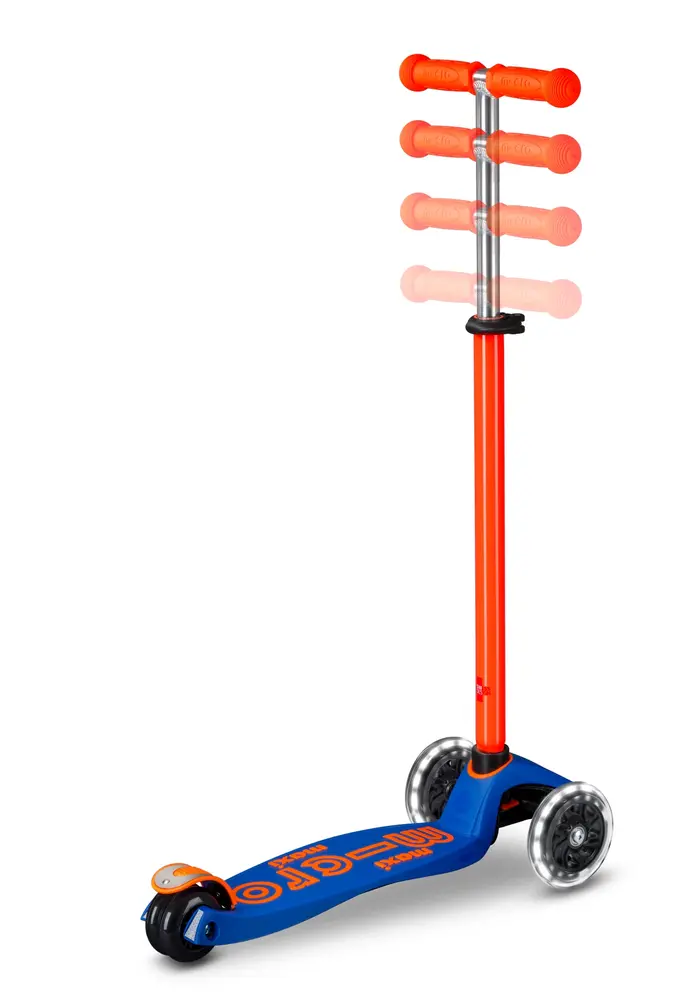 MicroStep Maxi Deluxe LED Blauw Oranje NEON MicroStep Maxi Deluxe LED Blauw Oranje NEON