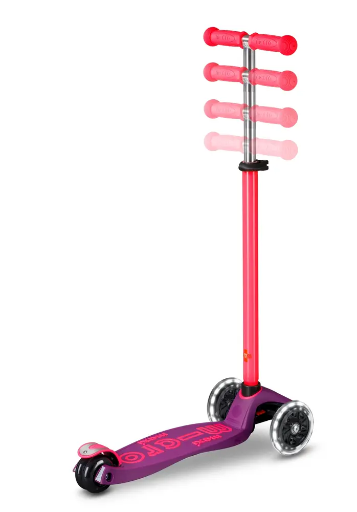 MicroStep Maxi Deluxe LED Paars Roze NEON MicroStep Maxi Deluxe LED Paars Roze NEON
