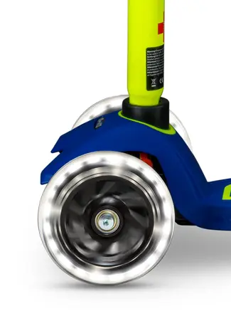 MicroStep Maxi Deluxe LED Blauw Geel NEON MicroStep Maxi Deluxe LED Blauw Geel NEON