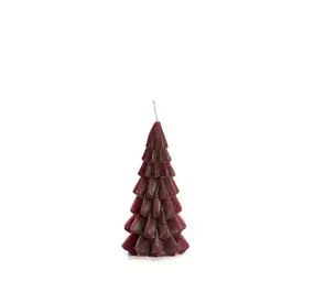Rustik Lys Kerstboom 6,3x12 - Aubergine