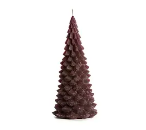 Rustik Lys Kerstboom 13.5x30 – Aubergine