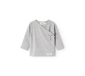 MarMar Copenhagen T-Shirt Tut Wrap LS – Light Grey Melange MarMar Copenhagen T-Shirt Tut Wrap LS – Light Grey Melange