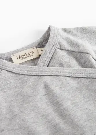 MarMar Copenhagen T-Shirt Tut Wrap LS – Light Grey Melange MarMar Copenhagen T-Shirt Tut Wrap LS – Light Grey Melange