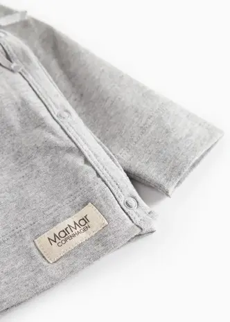 MarMar Copenhagen T-Shirt Tut Wrap LS – Light Grey Melange MarMar Copenhagen T-Shirt Tut Wrap LS – Light Grey Melange