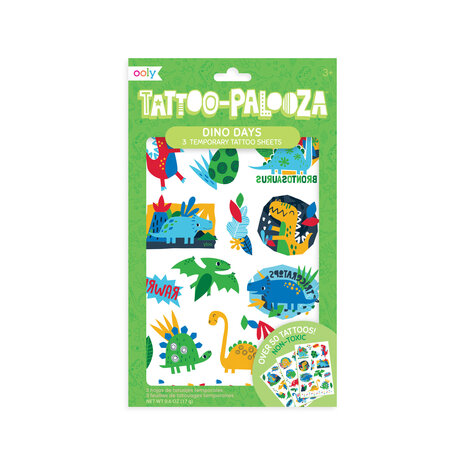 Ooly Temporary Tattoo - Dino Days Ooly Temporary Tattoo - Dino Days
