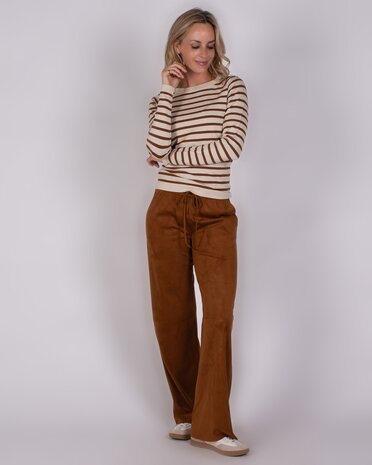 The Clothed Top Kiev - Stripe Bronze Pale The Clothed Top Kiev - Stripe Bronze Pale