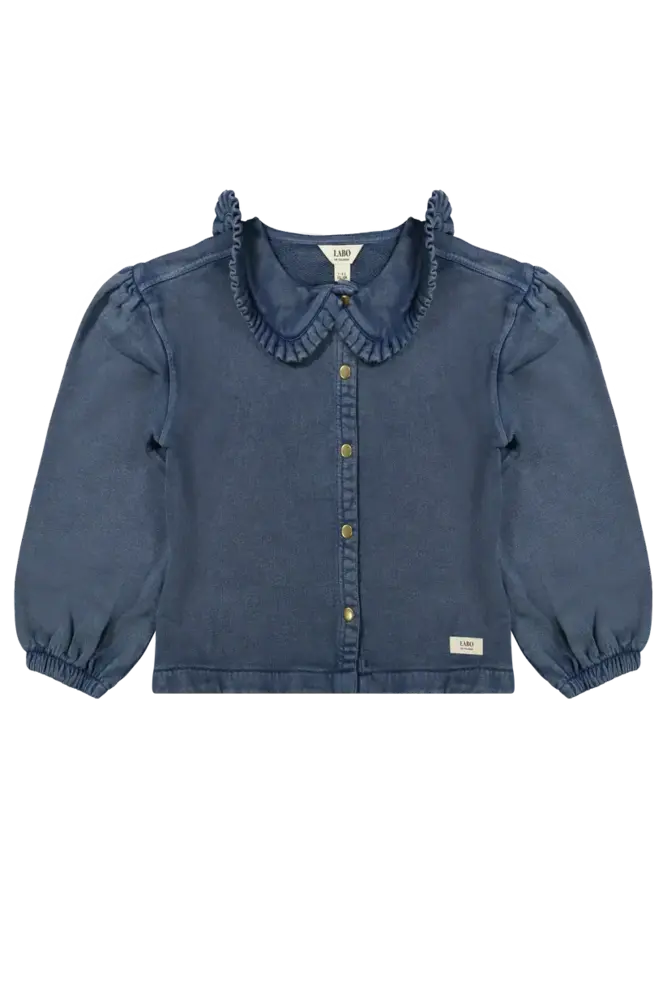 Labo De Colores Blouse Mea - Blue Denim