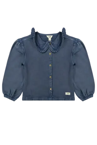 Labo De Colores Blouse Mea - Blue Denim