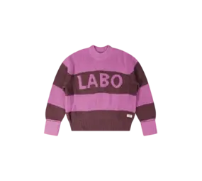 Labo De Colores Trui Rhone - Pink Stripes