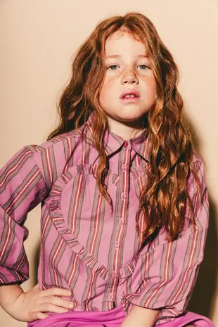 Labo De Colores Blouse Ayase - Pink Moon