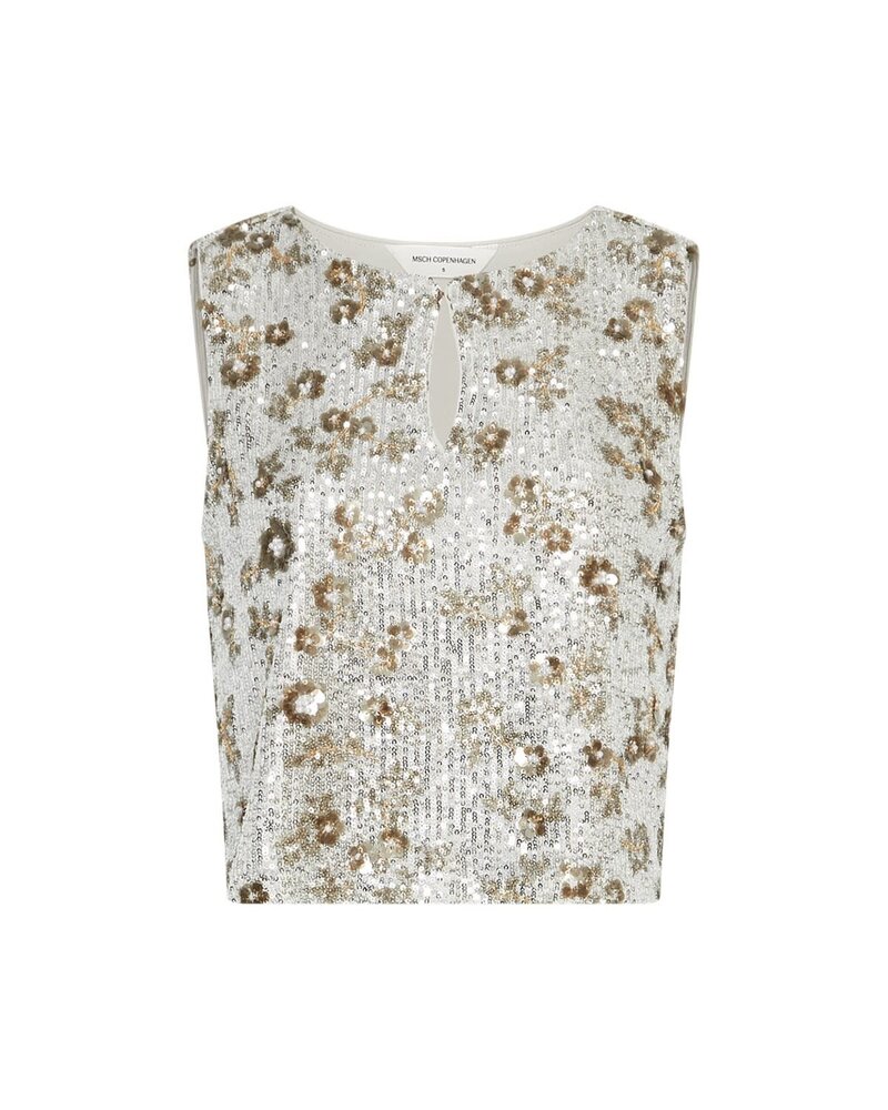 MSCH Magnolia SL Top EMB – Silver T Coco