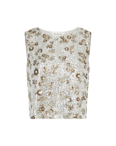 MSCH Magnolia SL Top EMB – Silver T Coco