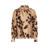 MSCH Nilla Romina Top AOP – Iced Coffee Leo