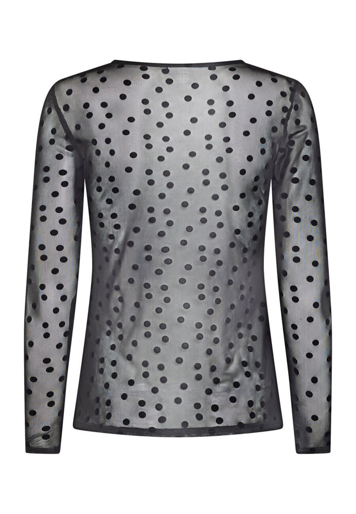 SistersPoint New Gani Blouse - Black Dot