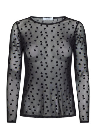 SistersPoint New Gani Blouse - Black Dot