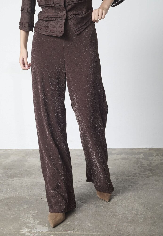 SistersPoint Glut Pants - Chocolate/Silver