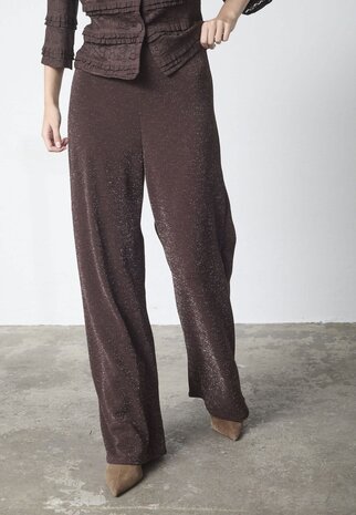 SistersPoint Glut Pants - Chocolate/Silver