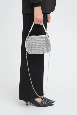 ICHI Barbara Bag - Silver