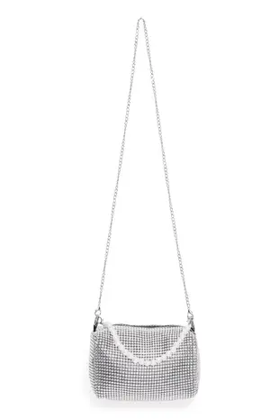 ICHI Barbara Bag - Silver