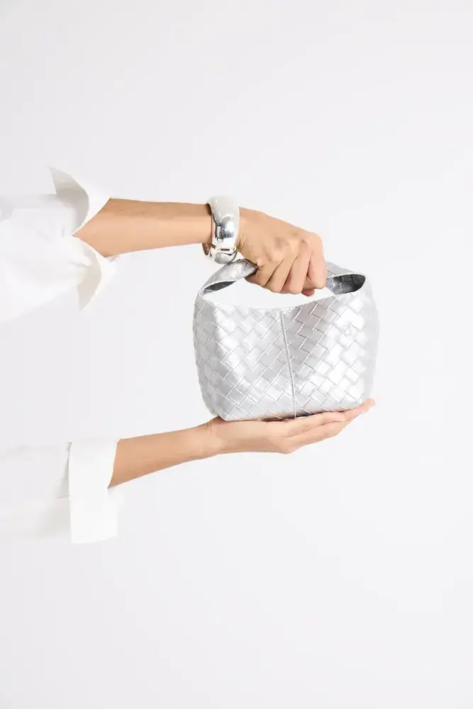 ICHI Edurne Bag - Silver