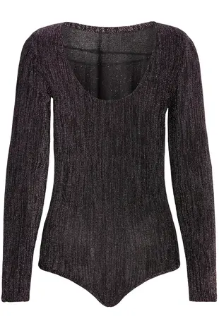 ICHI Bahara Bodystocking - Black