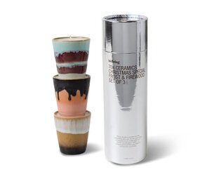 HK Living Christmas special mini - Frost & Firewood - Set of 3 HK Living Christmas special mini - Frost & Firewood - Set of 3