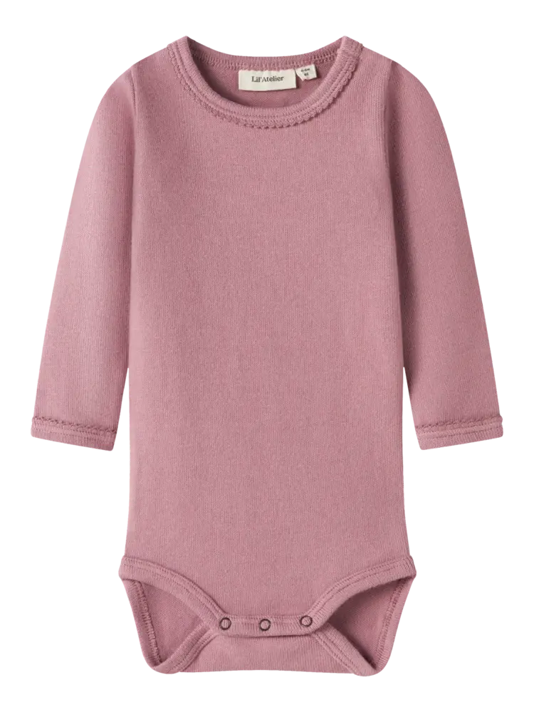 Lil' Atelier Thora Haf LS Slim Body – Nostalgia Rose