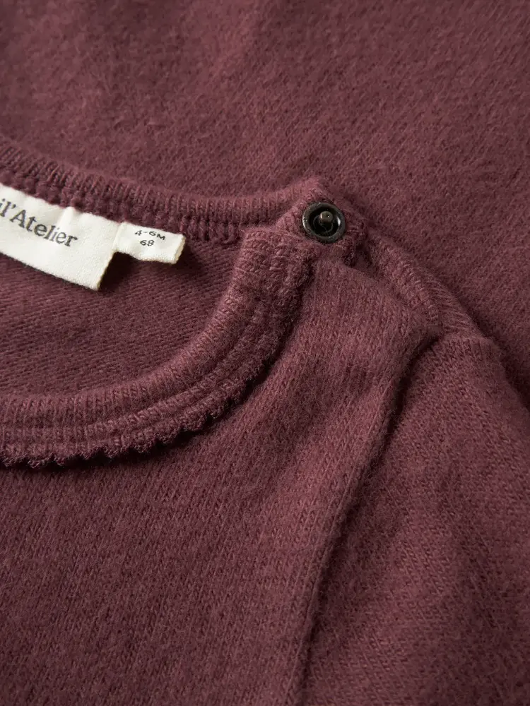 Lil' Atelier Thora Haf LS Slim Body – Catawba Grape