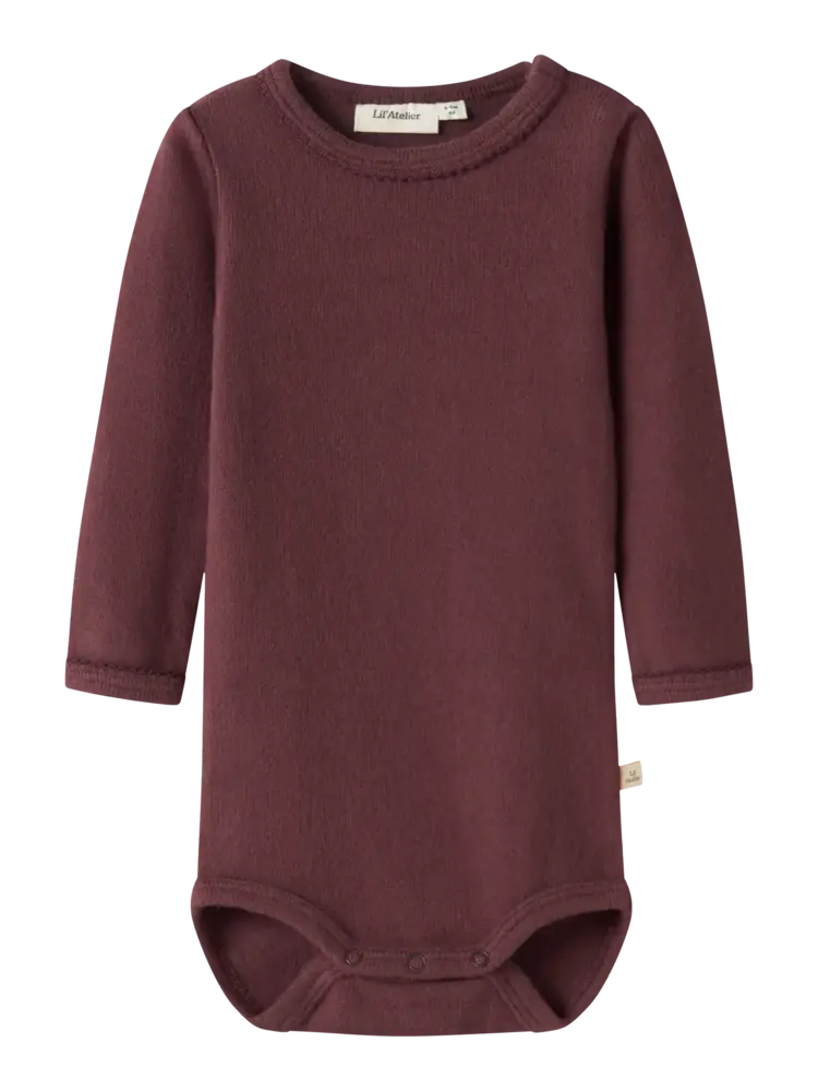 Lil' Atelier Thora Haf LS Slim Body – Catawba Grape
