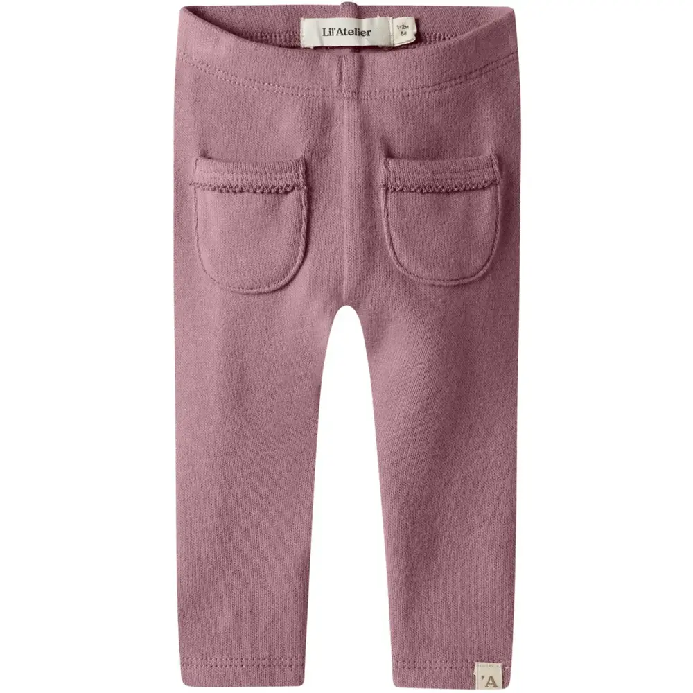 Lil' Atelier Thora Huk Slim Legging – Nostalgia Rose
