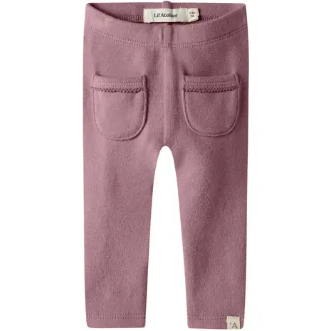 Lil' Atelier Thora Huk Slim Legging – Nostalgia Rose