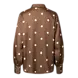 Y.A.S Pella LS Shirt - Pinecone Ecru Dots