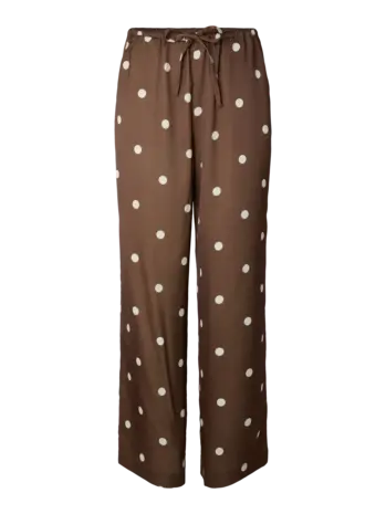 Y.A.S Pella HW Pant - Pinecone Ecru Dots