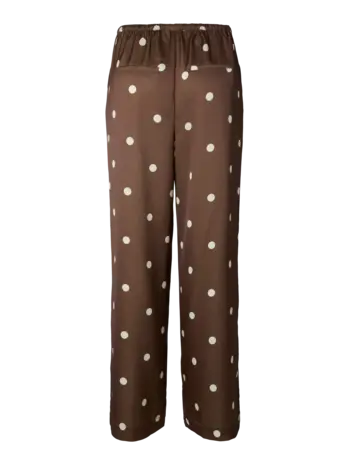 Y.A.S Pella HW Pant - Pinecone Ecru Dots