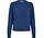 Remi Round Neck Long Sleeve Puff Knit Pullover - Blue Ensign Met.
