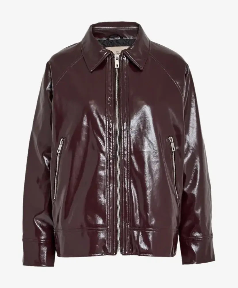 Peppercorn Lucinda Vegan Jacket - Tawny Port