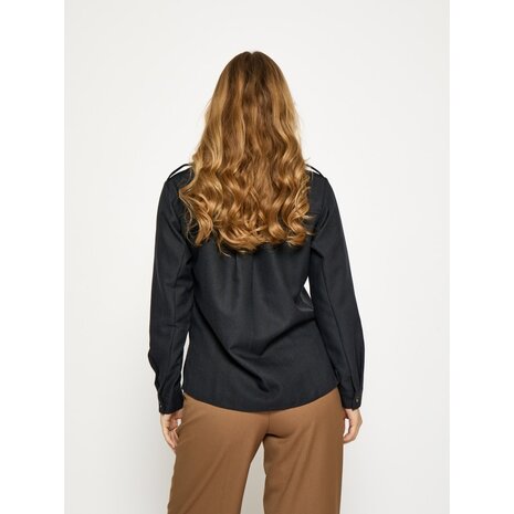 Peppercorn Lainey Shirt - Black Stripe