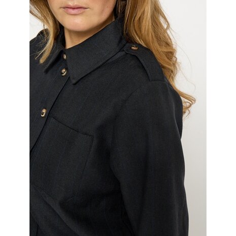 Peppercorn Lainey Shirt - Black Stripe