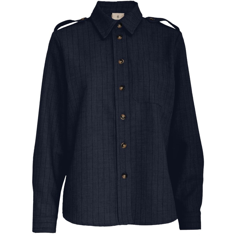 Peppercorn Lainey Shirt - Black Stripe
