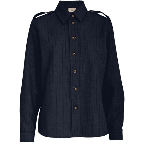 Peppercorn Lainey Shirt - Black Stripe