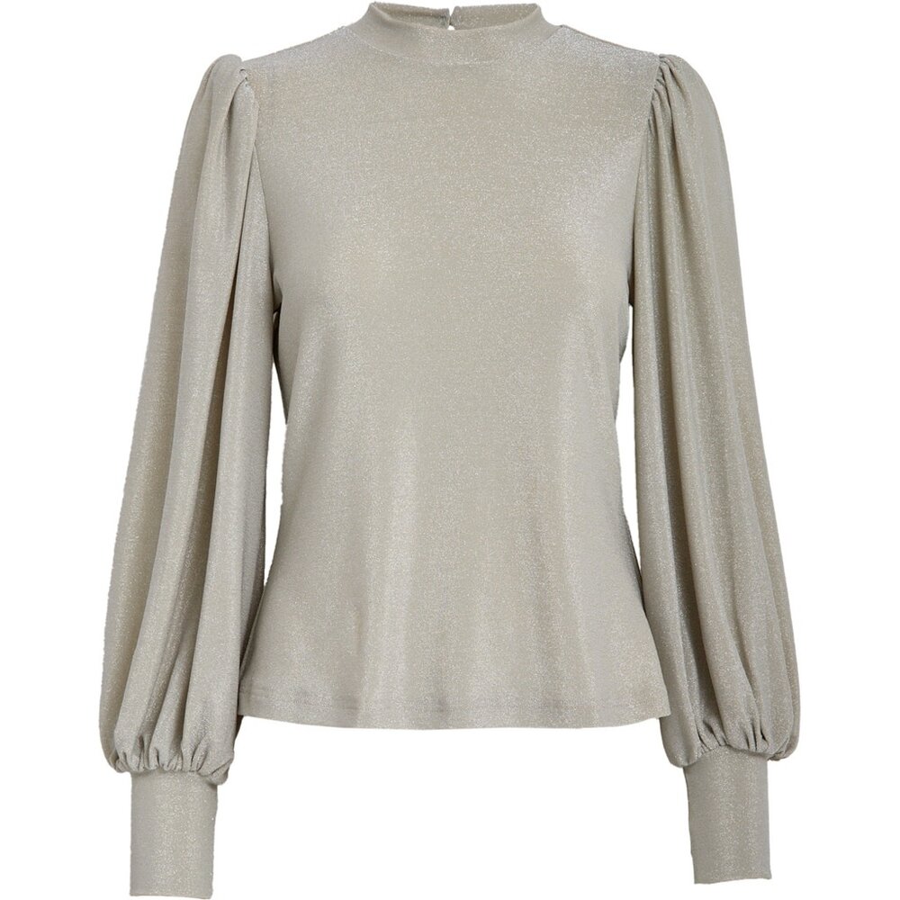 Peppercorn Lucina Blouse - Fog Sand Metal