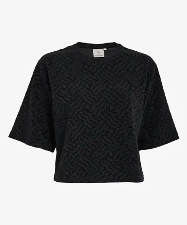 Peppercorn Lia Top - Black Jacquard