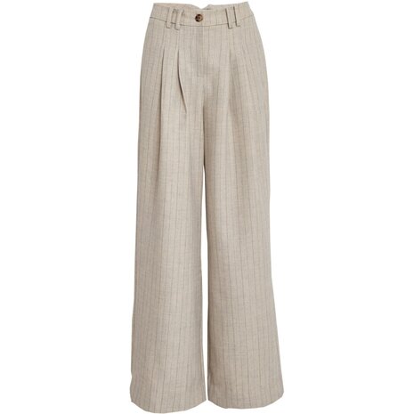 Peppercorn Lainey HW Pant - Fog Sand Stripe