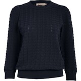 Peppercorn Rosy 3/4 Sleeve Pullover - Dark Navy